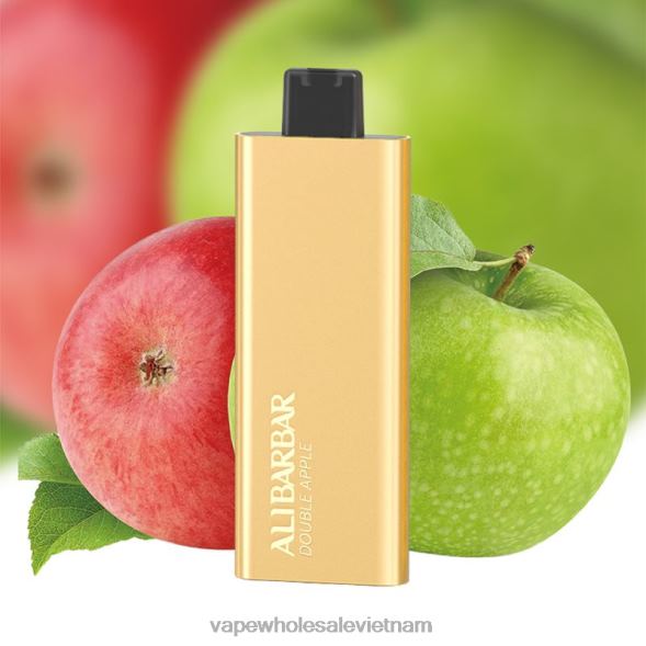 Vape Vietnam 2R46F66 Alibarbar Pandora 7000 vape dùng một lần táo đôi