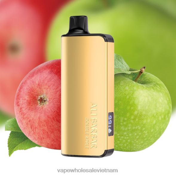 Vape Vietnam Price 2R46F47 Alibarbar Ingot 20000 vape dùng một lần táo đôi