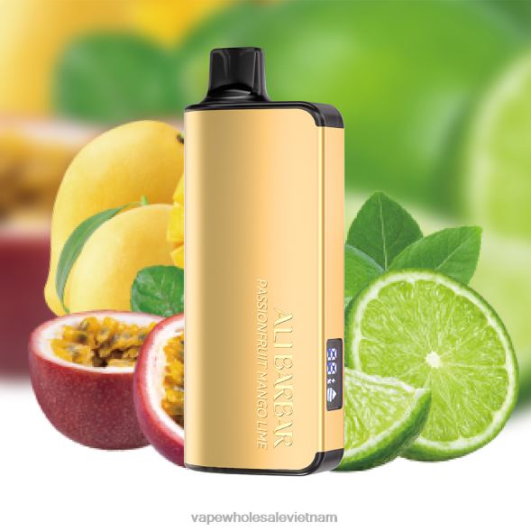 Thuốc Lá Điện Tử Xlim 2R46F22 Alibarbar Ingot 9000 vape dùng một lần chanh dây xoài chanh dây