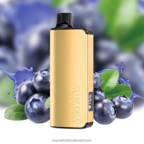 Vape Wholesale Vietnam 2R46F15 Alibarbar Ingot 9000 vape dùng một lần vụ nổ việt quất