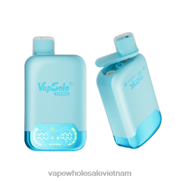 Vape Dùng Một Lần 2R46F121 Vapsolo TWINS vape dùng một lần đá việt quất và anh đào có ga