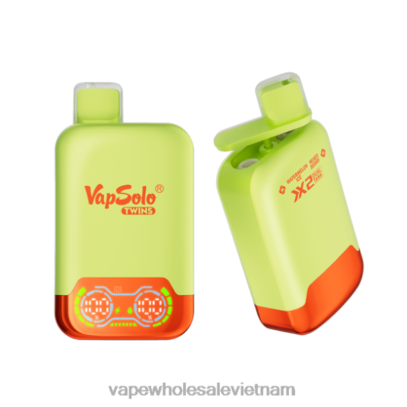 Vape Vietnam Hanoi 2R46F128 Vapsolo TWINS vape dùng một lần dưa hấu đá dâu thập cẩm