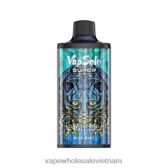 Vape Vietnam Hanoi 2R46F108 Vapsolo SUPER vape dùng một lần màu xanh da trời