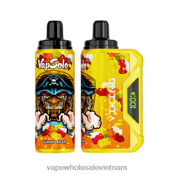 Thuốc Lá Điện Tử Tinh Dầu 2R46F133 Vapsolo VIKING vape dùng một lần gấu keo
